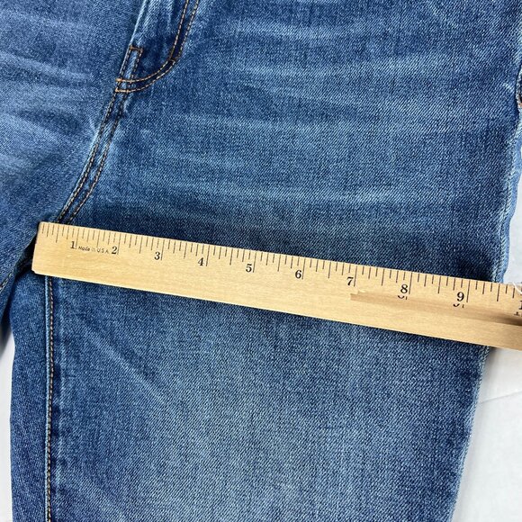 Max Mara Jeans Women's 29x29* Weekend Cropped Cigarette Skinny Blue Denim Tag 8 - Picture 15 of 16
